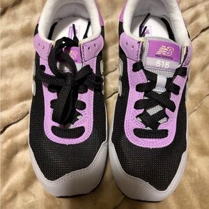 New Balance 515 Black and Lavender Sneakers